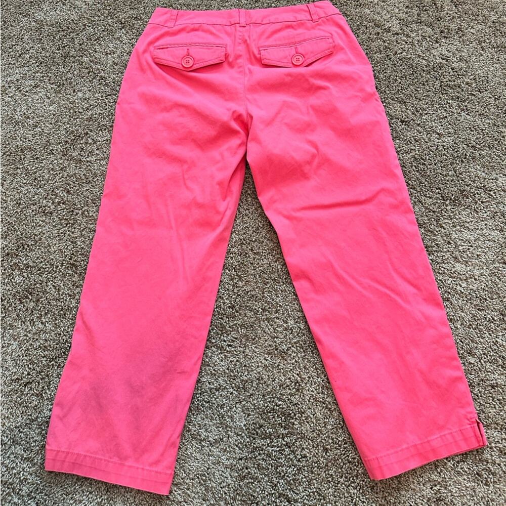 Izod Stretch Women’s size 4, bright pink capris, like new, never worn, EUC - Picture 3 of 4